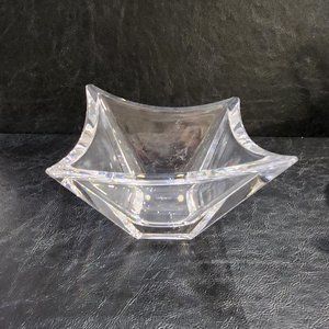 Orrefors Polani's Small Crystal Bowl With Signature